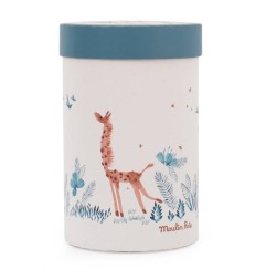 POUPEE GIRAFE BIBISCUS SOUS MON BAOBAB