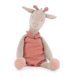 POUPEE GIRAFE BIBISCUS SOUS MON BAOBAB