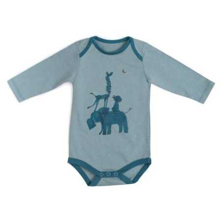 BODY JERSEY BLEU BABOU 12 M SOUS MON BAOBAB