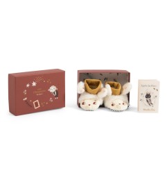 CHAUSSONS MOUTON APRES LA PLUIE