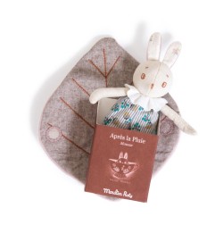 PETIT LAPIN MOUSSE APRES LA PLUIE