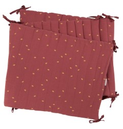 TOUR DE LIT TERRACOTTA APRES LA PLUIE