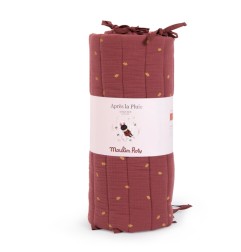 TOUR DE LIT TERRACOTTA APRES LA PLUIE