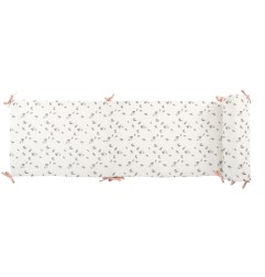 TOUR DE LIT CREME A MOTIFS APRES LA PLUIE