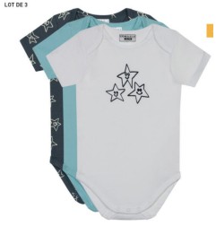 LOT 3 BODYS COTON BIO MC AN7 LOT B.1M