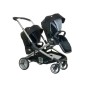POUSSETTE 4 ROUES DEUX PLACES EVOLUTWIN ® NOIRE