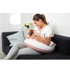 COUSSIN DE MATERNITE DOOMOO PINK STARS