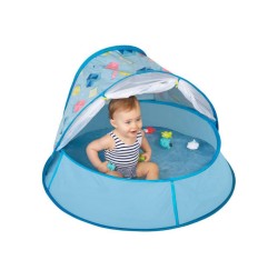 AQUANI PARASOLS 3 EN 1 (AIRE DE JEUX, LIT D'APPOINT ET PISCINE)
