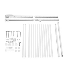 DECO POP - BLANC - FIXATION VIS ET PRESSION