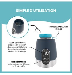 NUTRI SMART - CHAUFFE-BIBERON MAISON / VOITURE (LAIT MATERNEL)