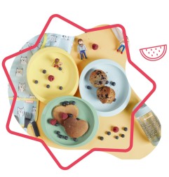 ASSIETTES ANTI-DERAPANTES X3