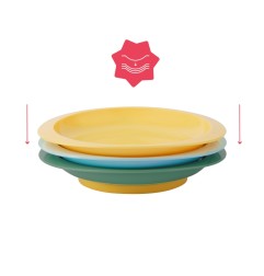 ASSIETTES ANTI-DERAPANTES X3