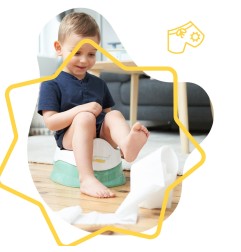 POT D'APPRENTISSAGE AVEC CUVETTE AMOVIBLE