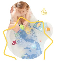 TAPIS DE BAIN TEMOIN DE TEMPERATURE