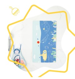 TAPIS DE BAIN TEMOIN DE TEMPERATURE