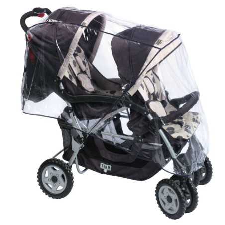 HABILLAGE DE PLUIE POUR POUSSETTE DOUBLE