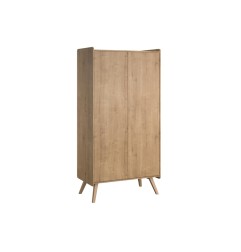 ARMOIRE 2-PORTES VINTAGE BOIS