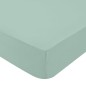 DRAP-HOUSSE JERSEY 70X140 CM VERT DE GRIS