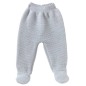 PANTALON AVEC PIEDS MAILLE GRIS NAISSANCE