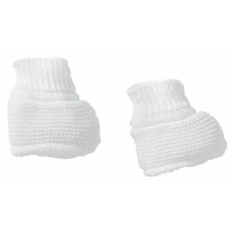 CHAUSSONS MAILLE BLANC NAISSANCE