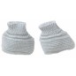 CHAUSSONS MAILLE GRIS NAISSANCE