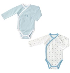 LOT DE 2 BODIES NAISSANCE PTIT MOUSSAILLON