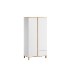 ARMOIRE 2 PORTES ALTITUDE BLANC BOIS