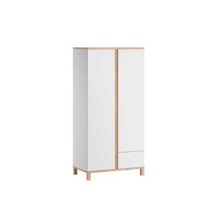 ARMOIRE 2 PORTES ALTITUDE BLANC BOIS