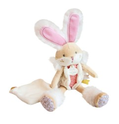 DOUDOU PANTIN ROSE - LAPIN DE SUCRE