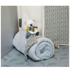 PLAID DOUCEUR YOCA LE KOALA BLEU