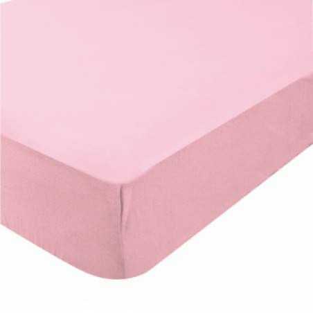 DRAP HOUSSE JERSEY 040X080 ROSE / AP
