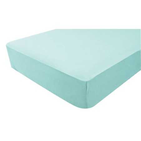 DRAP-HOUSSE JERSEY 70X140 CM AQUA