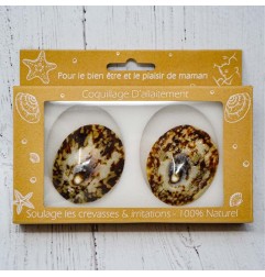 LOT DE 2 COQUILLAGES D’ALLAITEMENT - TAILLE M - DIAMETRE 6 CM