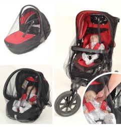 MOUSTIQUAIRE NOIRE ZIPPEE 3 EN 1