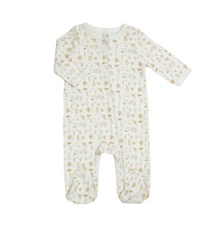 PYJAMA COTON ZIP AOP