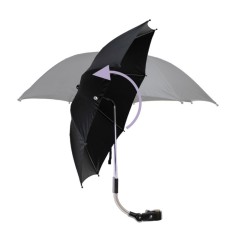 OMBRELLE ROMANTIC LEAVES NOIRE