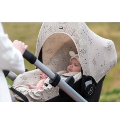 HOUSSE SIEGE AUTO GR 0+, ROMANTIC LEAVES BEIGE