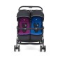POUSSETTE DOUBLE AIRE TWIN ROSY SEA