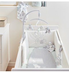 GIGOTEUSE 70 CM VELOUDOUX ANNA ET MILO GRIS CLAIR