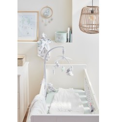 GIGOTEUSE 70 CM VELOUDOUX ANNA ET MILO GRIS CLAIR