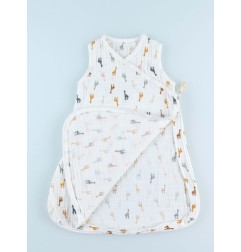 M&M21 GIGOTEUSE 50CM GIRAFES MOUSSELINE BIO