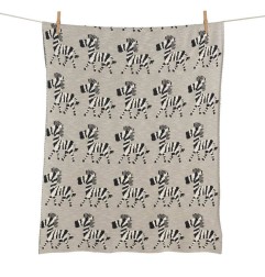 COUVERTURE EN TRICOT ON THE GO XL ZEBRE