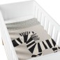 COUVERTURE DE LIT EN TRICOT ZEBRE