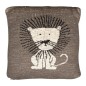COUSSIN 30X30 EN TRICOT LION