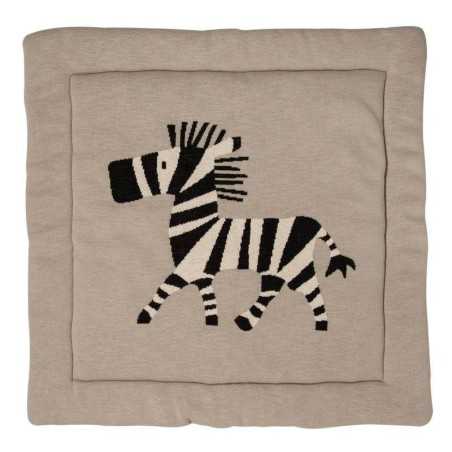 TAPIS DE JEU OU PARC TRICOT ZEBRA