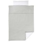 HOUSSE DE COUETTE AVEC TAIE 100X140 PURE GRIS