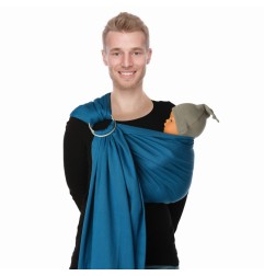 BABYLONIA BABY CARRIERS - ECHARPE DE PORTAGE SANS NOEUD BB-SLING - CAMPANULA BL