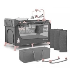 LIT PARAPLUIE JOY ROSE AVEC ACCESSOIRES