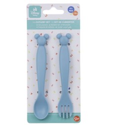 LOT DE 2 CUILLERES SILICONE MICKEY