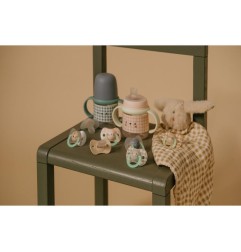 SUCETTES X2 NIGHT&DAY 0-6M ROSE